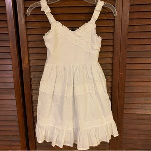 Zunie White Eyelet Sun Dress